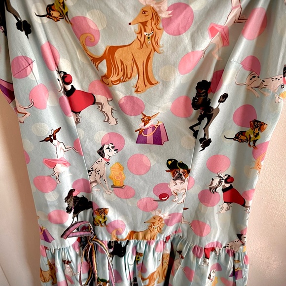 Cute Dress-Small-Designed w/dogs for animal lovers-Cleaned & Pressed-Vintage - Picture 6 of 15